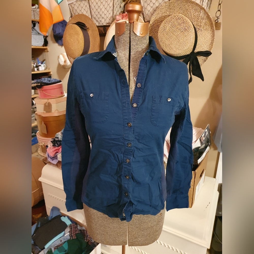 💜 Converse one star button up shirt